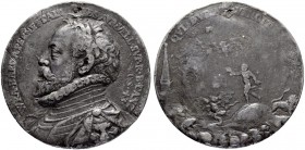 RDR / ÖSTERREICH
Der Medailleur Antonio Abondio. Maximilian II. 1564-1576. Bleigussmedaille o. J. (1573). Auf Wratislaw von Pernstein, geb. 1530, ges...