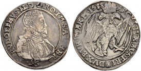 RDR / ÖSTERREICH
Rudolf II., Kaiser des Heiligen Römischen Reiches von 1576-1612. Taler 1588, Kuttenberg. 28.79 g. Dietiker 368. Dav. 8079. Hübsche P...