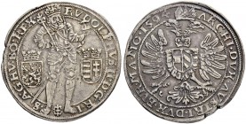 RDR / ÖSTERREICH
Rudolf II., Kaiser des Heiligen Römischen Reiches von 1576-1612. Taler 1594, Prag. 28.69 g. Dietiker 383. Dav. 8075. Kleine Kratzer ...