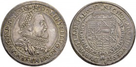 RDR / ÖSTERREICH
Rudolf II., Kaiser des Heiligen Römischen Reiches von 1576-1612. Taler 1603, Ensisheim. 28.06 g. Klemesch 59. Moser/Tursky 582. Dav....
