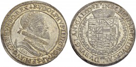 RDR / ÖSTERREICH
Rudolf II., Kaiser des Heiligen Römischen Reiches von 1576-1612. Taler 1603, Ensisheim. 28.89 g. Klemesch 66. Moser/Tursky 582. Dav....