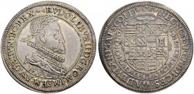 RDR / ÖSTERREICH
Rudolf II., Kaiser des Heiligen Römischen Reiches von 1576-1612. Taler 1605, Ensisheim. 28.36 g. Klemesch 89. Moser/Tursky 587. Dav....
