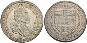 RDR / ÖSTERREICH
Rudolf II., Kaiser des Heiligen Römischen Reiches von 1576-1612. Taler 1611, Hall. 28.36 g. Moser/Tursky 385. Moser/Tursky (Rudolf) ...