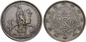 RDR / ÖSTERREICH
Rudolf II., Kaiser des Heiligen Römischen Reiches von 1576-1612. Medaillen Rudolfs II. Silbermedaille 1590. Auf den Reichstag. Stemp...