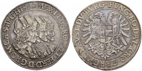 RDR / ÖSTERREICH
Rudolf II., Kaiser des Heiligen Römischen Reiches von 1576-1612. Medaillen Rudolfs II. Matthias, (1608-)1612-1619. Taler o. J., Prag...