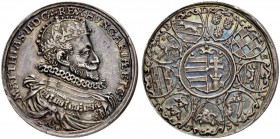 RDR / ÖSTERREICH
Rudolf II., Kaiser des Heiligen Römischen Reiches von 1576-1612. Medaillen Rudolfs II. Matthias, (1608-)1612-1619. Silbermedaille o....