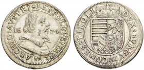 RDR / ÖSTERREICH
Rudolf II., Kaiser des Heiligen Römischen Reiches von 1576-1612. Medaillen Rudolfs II. Erzherzog Leopold V. 1619-1632. 10 Kreuzer 16...