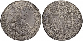 RDR / ÖSTERREICH
Rudolf II., Kaiser des Heiligen Römischen Reiches von 1576-1612. Medaillen Rudolfs II. Ferdinand III. 1637-1657. Taler 1657, Wien. M...