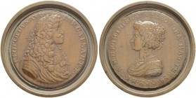 RDR / ÖSTERREICH
Rudolf II., Kaiser des Heiligen Römischen Reiches von 1576-1612. Medaillen Rudolfs II. Leopold I. 1657-1705. Brettstein o. J. (1676)...