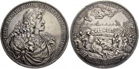 RDR / ÖSTERREICH
Rudolf II., Kaiser des Heiligen Römischen Reiches von 1576-1612. Medaillen Rudolfs II. Leopold I. 1657-1705. Silbermedaille 1683. Au...
