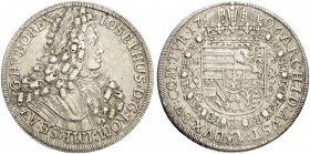 RDR / ÖSTERREICH
Rudolf II., Kaiser des Heiligen Römischen Reiches von 1576-1612. Medaillen Rudolfs II. Joseph I. 1705-1711. Taler 1706, Hall. 28.74 ...