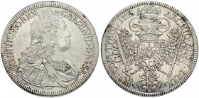 RDR / ÖSTERREICH
Rudolf II., Kaiser des Heiligen Römischen Reiches von 1576-1612. Medaillen Rudolfs II. Karl VI. 1711-1740. Taler 1725, Hall. 29.01 g...