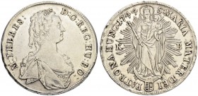 RDR / ÖSTERREICH
Rudolf II., Kaiser des Heiligen Römischen Reiches von 1576-1612. Medaillen Rudolfs II. Maria Theresia, 1740-1780. Taler 1744, Kremni...