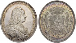 RDR / ÖSTERREICH
Rudolf II., Kaiser des Heiligen Römischen Reiches von 1576-1612. Medaillen Rudolfs II. Franz I. 1745-1765. Silbermedaille o. J. (174...