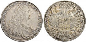 RDR / ÖSTERREICH
Rudolf II., Kaiser des Heiligen Römischen Reiches von 1576-1612. Medaillen Rudolfs II. Franz I. 1745-1765. Konventionstaler 1757, Ha...