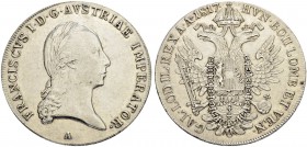 RDR / ÖSTERREICH
Rudolf II., Kaiser des Heiligen Römischen Reiches von 1576-1612. Medaillen Rudolfs II. Franz II. (I.), 1792-1835. Taler 1817 A, Wien...