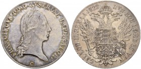 RDR / ÖSTERREICH
Rudolf II., Kaiser des Heiligen Römischen Reiches von 1576-1612. Medaillen Rudolfs II. Franz II. (I.), 1792-1835. Taler 1822 C, Prag...