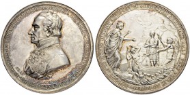 RDR / ÖSTERREICH
Rudolf II., Kaiser des Heiligen Römischen Reiches von 1576-1612. Medaillen Rudolfs II. Franz II. (I.), 1792-1835. Silbermedaille 182...