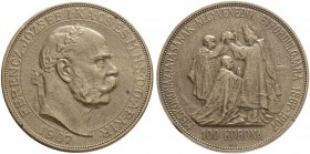 RDR / ÖSTERREICH
Rudolf II., Kaiser des Heiligen Römischen Reiches von 1576-1612. Medaillen Rudolfs II. Franz Joseph I. 1848-1916. 100 Kronen 1907, K...