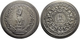 TSCHECHIEN
Prag, Stadt. Zinngussmedaille 1848. Auf die 500-Jahrfeier der Karls-Universität. Stempel von G. Höfer & Sohn, Prag. Das Denkmal auf Karl I...