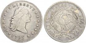 USA
1 Dollar 1795, Philadelphia. 26.76 g. Selten / Rare. Gutes sehr schön / Good very fine. (~€ 2135/~US$ 2630)