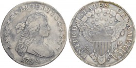 USA
1 Dollar 1799, Philadelphia. 26.65 g. Selten / Rare. Sehr schön / Very fine. (~€ 425/~US$ 525)