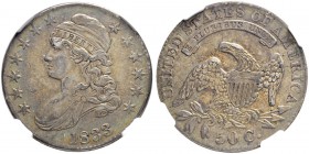 USA
Half Dollar 1833, Philadelphia. NGC AU53. (~€ 215/~US$ 265)