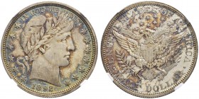 USA
Half Dollar 1892, Philadelphia. Prachtvolle Erhaltung mit herrlicher Patina / Beautiful condition with magni­ficent patina. NGC PF64 CAMEO. (~€ 8...