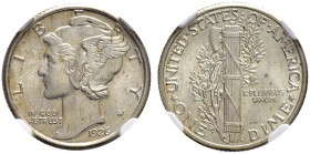 USA
10 Cents 1926, Philadelphia. Prachtexemplar / Most attractive piece. NGC MS64. (~€ 45/~US$ 55)
