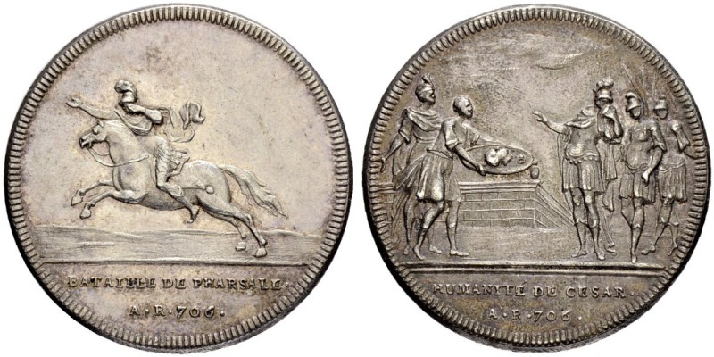 SCHWEIZ - GENF / GENÈVE
Medaillen. Silbermedaille o. J. (1740-1750). Medaille a...