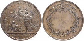 SCHWEIZ - GENF / GENÈVE
Medaillen. Bronzemedaille 1791. Prämienmedaille von C H Motta. EX UTILI LABORE VERA GLORIA. Auf Wolke sitzende Minerva zwisch...
