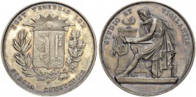 SCHWEIZ - GENF / GENÈVE
Medaillen. Schulprämie in Silber o. J. (1823). 28.34 g. Meier 241. Prachtvolle Erhaltung mit herrlicher Patina / Beautiful co...