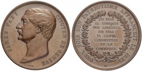 SCHWEIZ - GENF / GENÈVE
Medaillen. Kupfermedaille 1855. Auf die Wiederwahl des Publizisten James Fazy. 34.20 g. Schweizer Medaillen 1694. Prachtvolle...