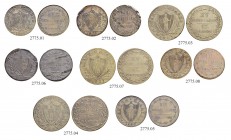 SCHWEIZ - GLARUS
Lot. 15 Schillinge und 3 Schillinge. Total 8 Münzen. Unterschiedlich erhalten / Various conditions. (8) (~€ 425/~US$ 525)