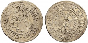 SCHWEIZ - GRAUBÜNDEN
Chur, Bistum. Thomas von Planta, 1548-1565. Groschen 1554, Chur. 2.26 g. Tr. 55a var. HMZ 2-385a. Selten / Rare. Schön-sehr schö...