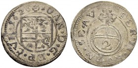 SCHWEIZ - GRAUBÜNDEN
Chur, Bistum. Johann V. Flugi von Aspermont, 1601-1627. Halbbatzen 1626, Chur. 1.06 g. Tr. 131. D.T. 1448b. HMZ 2-411d. Gutes se...