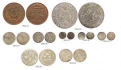 SCHWEIZ - GRAUBÜNDEN
Lots. Lot von 9 Exemplaren (inkl. Cu-Medaille 1862). Unterschiedlich erhalten / Various conditions. (9) (~€ 215/~US$ 265)
