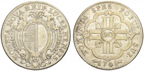 SCHWEIZ - LUZERN
Stadt und Kanton. 20 Kreuzer 1741. 4.31 g. D.T. 553. HMZ 2-655e. Selten / Rare. Sehr schön / Very fine. (~€ 170/~US$ 210)