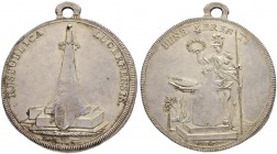 SCHWEIZ - LUZERN
Medaillen. Schulprämie o. J. (um 1786). 21.85 g. Meier 294. Schweizer Medaillen -. Sehr selten / Very rare. Mit Original-Henkel / Wi...
