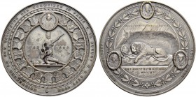 SCHWEIZ - LUZERN
Medaillen. Versilberte Bronzemedaille 1892. 100 Jahre Tuilleriensturm. Stempel von A. Schnyder. 60.2 mm. 96.81 g. Schweizer Medaille...