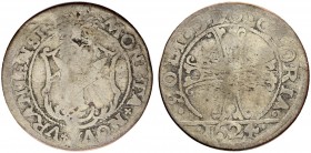 SCHWEIZ - URI
Batzen 1624. Grosses Wappen. 2.21 g. Püntener 127,2a. D.T. 1209. HMZ 2-987h. Selten / Rare. Schön / Fine. (~€ 85/~US$ 105)