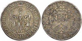 SCHWEIZ - ZÜRICH
Stadt und Kanton Zürich. Guldiner 1512. Die drei geköpften Stadtheiligen Felix, Regula und Exuperantius mit Nimben, ihre Köpfe unter...