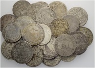 SCHWEIZ - ZÜRICH
Lots. Diverse Münzen. 10 Batzen, 8 Batzen, Dicken, Vierteltaler, Halbdicken & 10 Schillinge. Total 26 Exemplare. Unterschiedlich erh...
