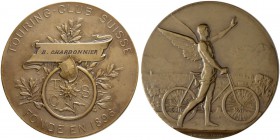 SCHWEIZ - EIDGENOSSENSCHAFT
Medaillen. Bronzemedaille o. J. (ab 1896). Touring Club Schweiz TCS. 52.14 g. Schweizer Medaillen -. Selten / Rare. FDC /...