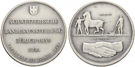 SCHWEIZ - EIDGENOSSENSCHAFT
Gedenkmünzen. 5 Franken 1939 B, Bern. Landesausstellung. Mattprägung. 19.50 g. Divo G3. HMZ 2-1223d. Sehr selten / Very r...