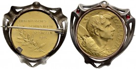 SCHWEIZ - SCHÜTZENTALER UND -MEDAILLEN
St. Gallen. Goldmedaille 1904. St. Gallen. Eidgenössisches Schützenfest. In dekorativer Silber-Brosche. 14.88 ...
