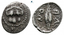 Sicily. Leontinoi circa 476-466 BC. Obol AR