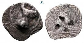 Macedon. Mende circa 480-460 BC. Hemiobol AR