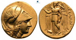 Kings of Macedon. Uncertain mint in Greece or Macedonia. Alexander III "the Great" 336-323 BC. Struck 325-310 BC. Stater AV