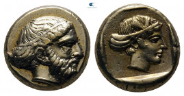 Lesbos. Mytilene circa 454-418 BC. Sixth Stater or Hekte EL